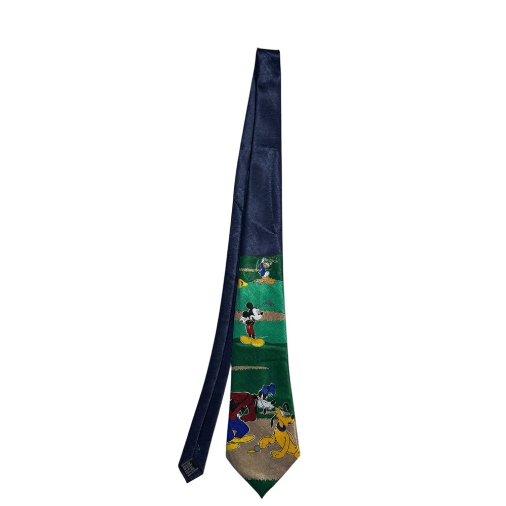 Vintage Mickey Unlimited Disney Mickey and Gang Golf Character Necktie